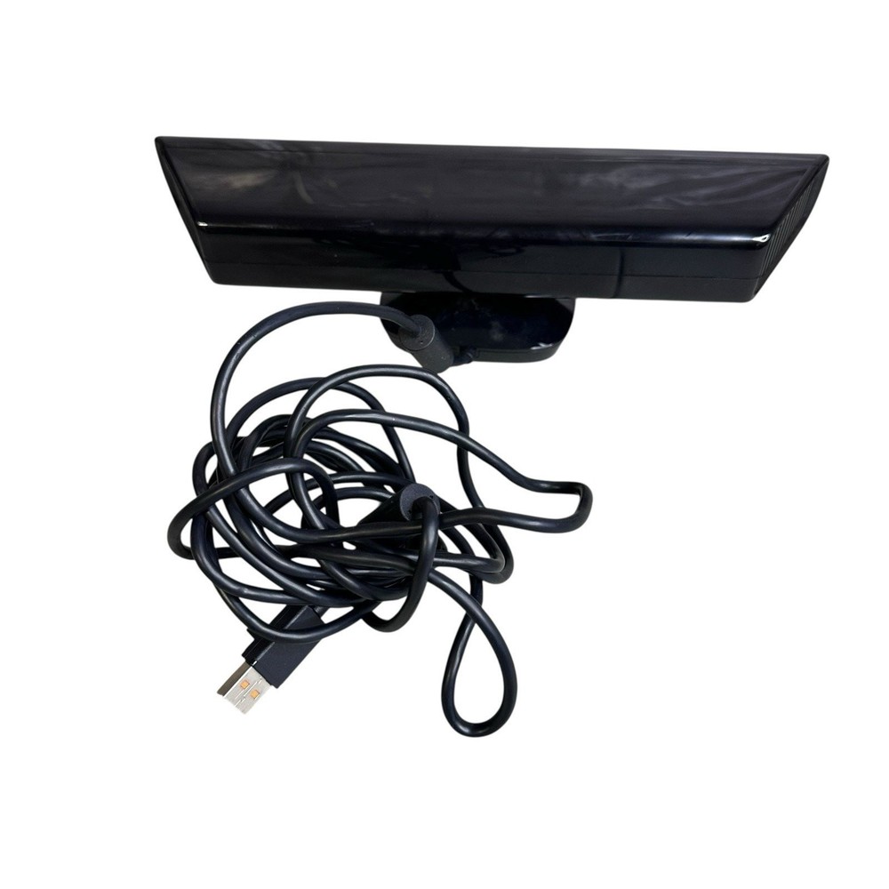 Microsoft Xbox 360 Kinect 1414 Black Wired Motion Sensor Bar Camera NOT TESTED