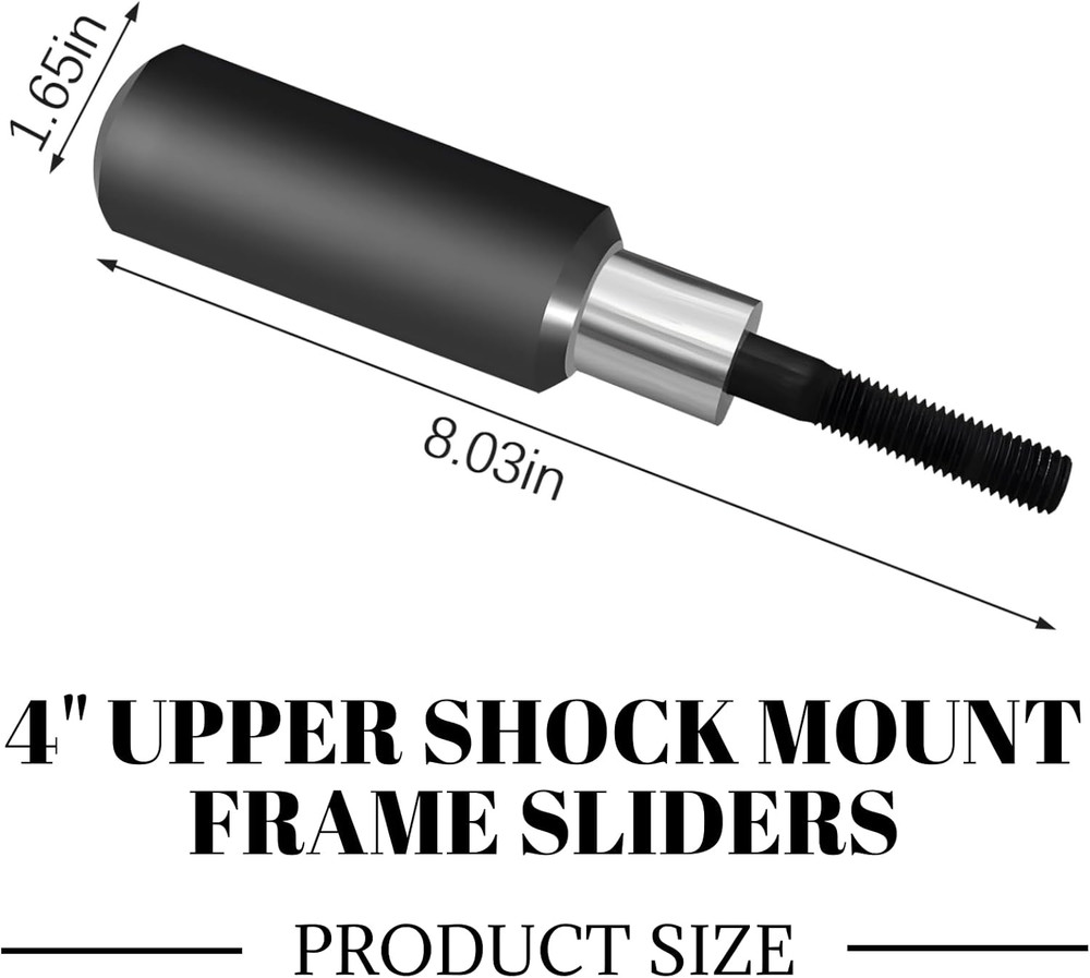 4" Upper Shock Mount Frame Sliders Falling Crash Protector Guards Falling Side P