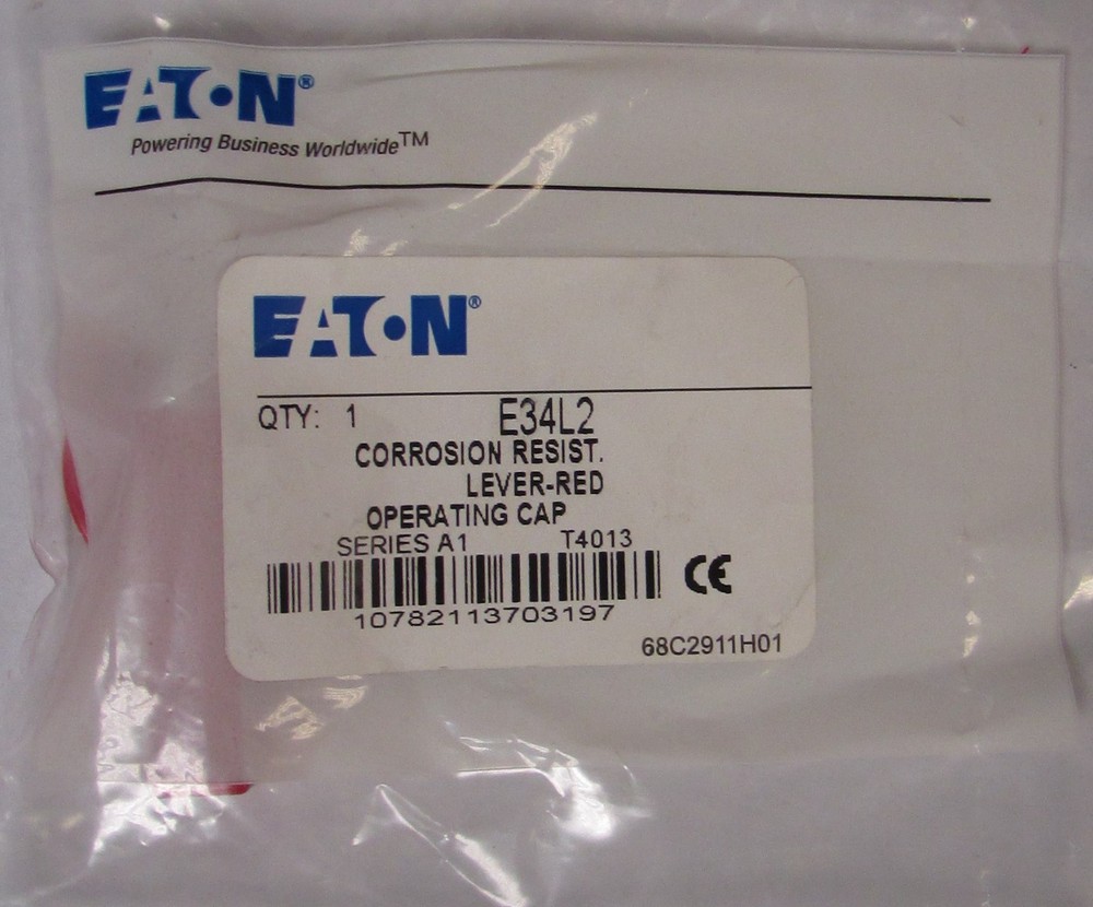EATON CUTLER HAMMER E34L2 RED Selector Switch Lever Operating Cap