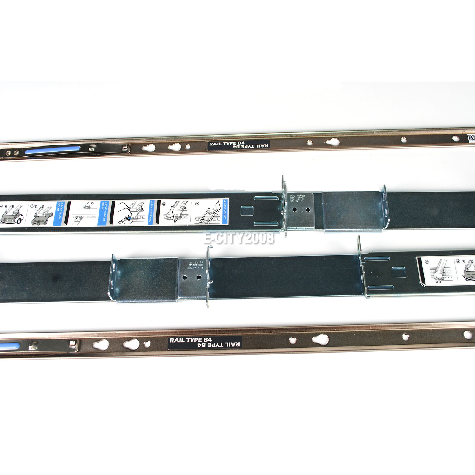 New for Dell Poweredge R510 R520 R530 R720 R730 R820 2U Static Rails H872R