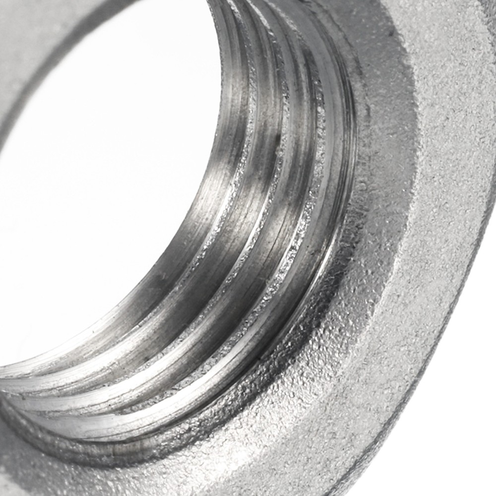 2 Pcs Cast Pipe Fitting Hex Locknut Nut g 1/4" Female Thread (DN8)