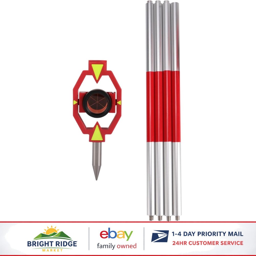 Lightweight Mini Prism Surveying Tool with Manual Operation and Adjustable Setup