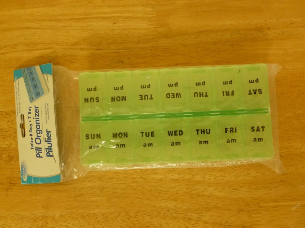 Twice-A-Day Weekly Pill Organizer