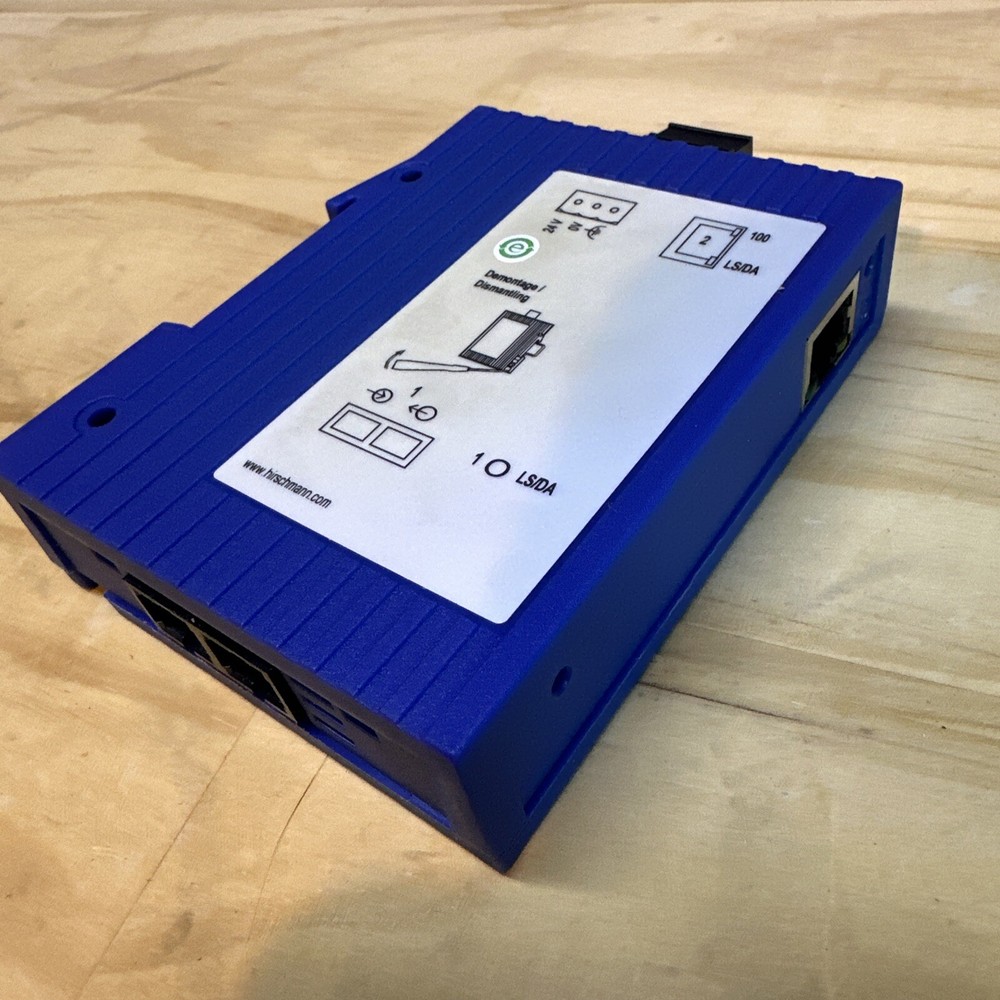 SPIDER 1TX/1FX EEC | Hirschmann | Ethernet Rail Switch, Single Mode, 24VDC, Used