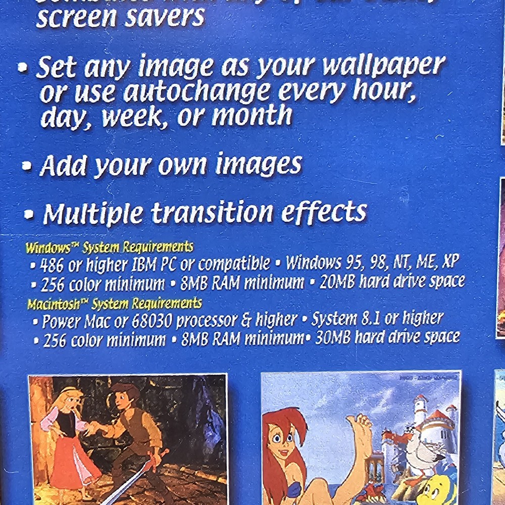 Disney Animation Screen Saver 100 Images Computer Software