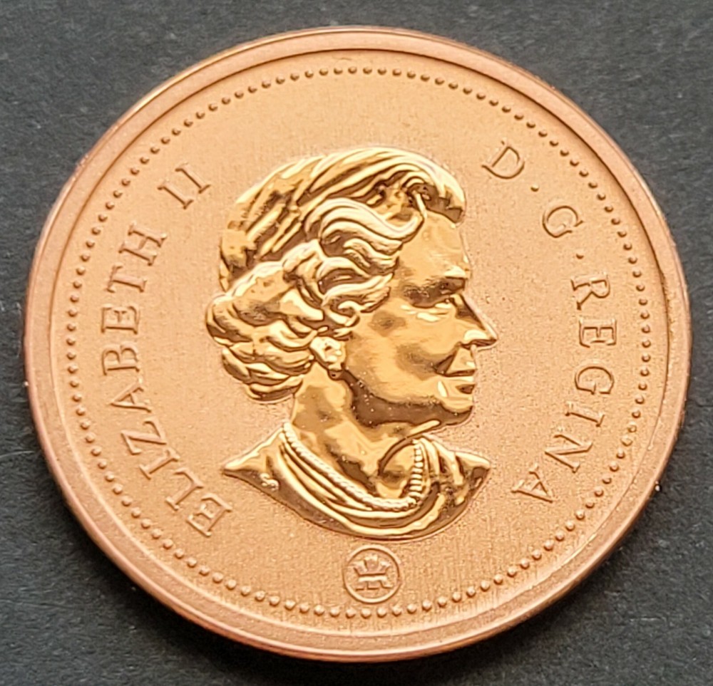 ***CANADA ONE CENT 2011 LOGO *** SPECIMEN *** MAGNETIC ***