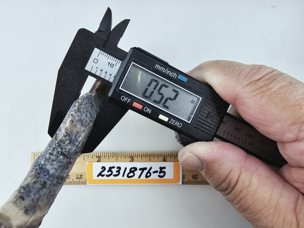6.25" Stone Tomahawk Head - AX - Pow-Wow - Hand Knapped Agate