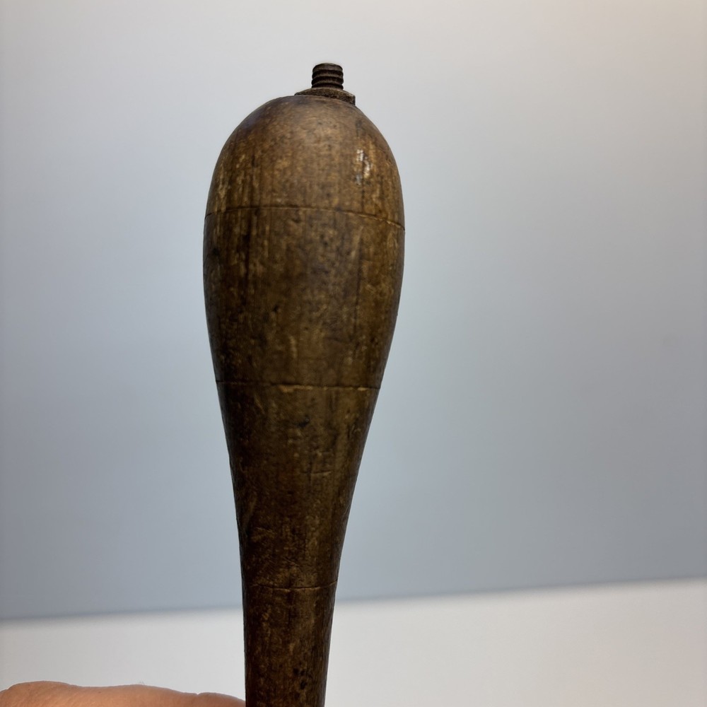 Vintage Triangular Cabinet Scraper Tool 2” Blade Wood Handle 5”