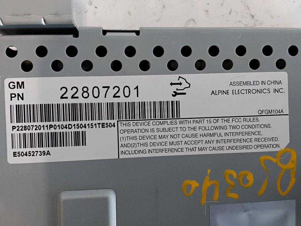 2010-2017 GMC Terrain Dash Mounted Lower 7" Display Screen