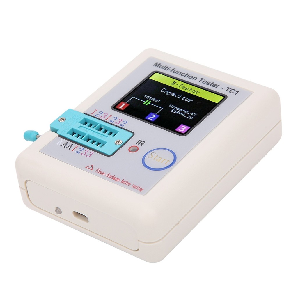 ♡ Transistor Tester 1.8in TFT Display Screen ‑TC1 For Capacitor Diodes