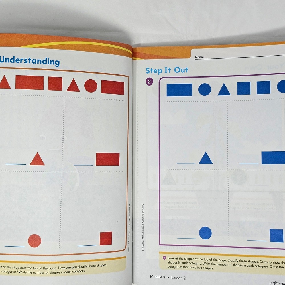 Kindergarten Student Workbooks HMH Into Math Modules 1-6 Homeschool Classroom