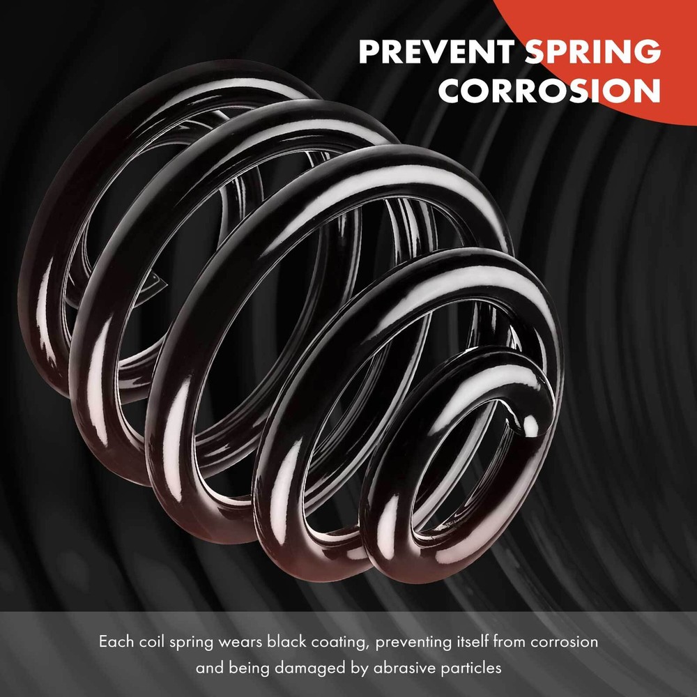 2x Front Coil Spring for Ford E-150 07-14 E-250 E-250 Econoline E-350 Super Duty