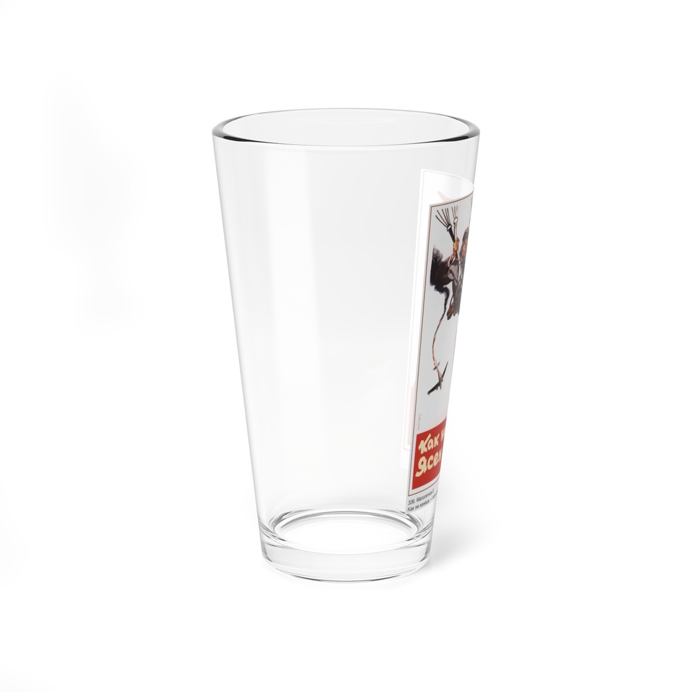 Soviet Era Poster 93 - Pint Glass 16oz
