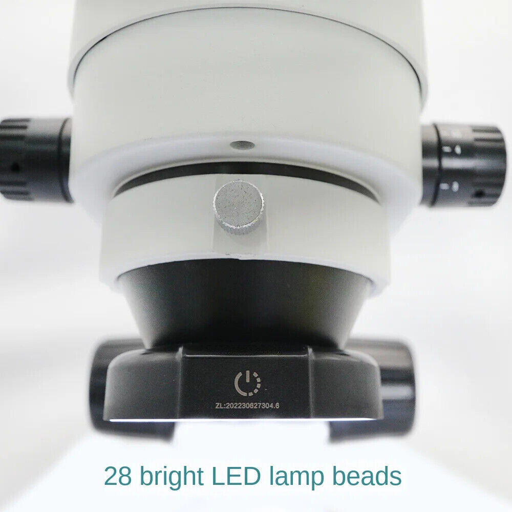 Brightness Adjustable Ultra-thin 28 LED Microscope Light Source w/Oil-proof Lens