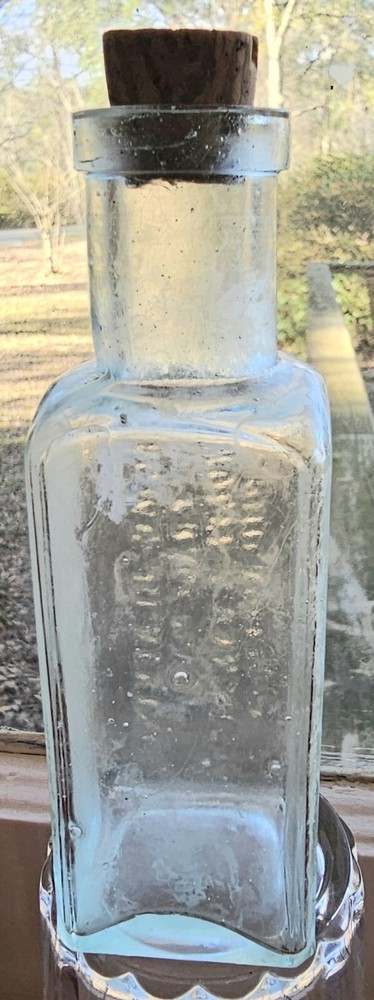 Antique Vintage 1890s ACME Blacking 5" Embossed Bottle