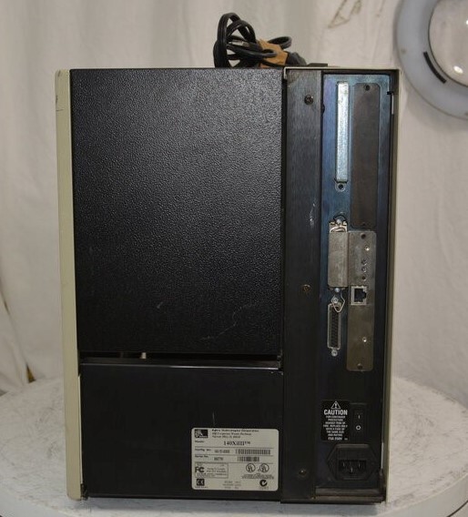 Zebra 140xiIII Thermal Label Printer ZebraLink Parallel SEE NOTES