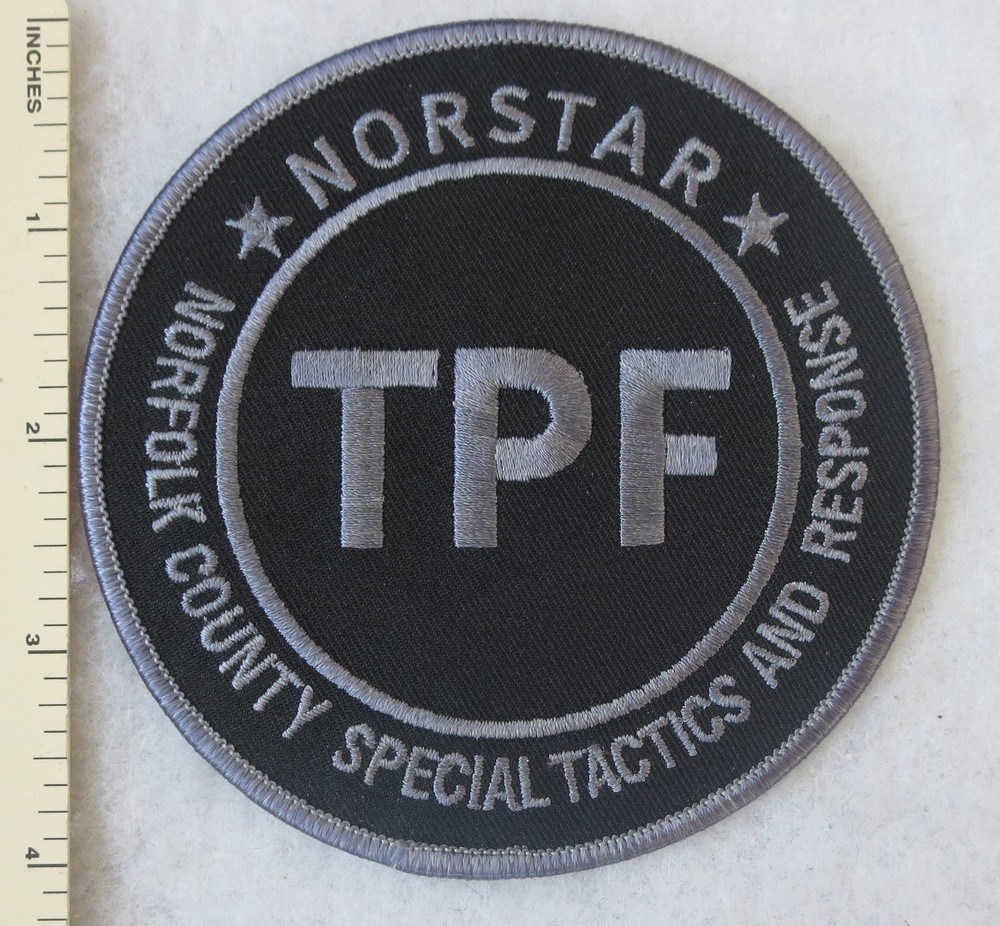 NORFOLK COUNTY MASSACHUSETTS SPECIAL TACTICS & RESPONSE PATCH NORSTAR Original