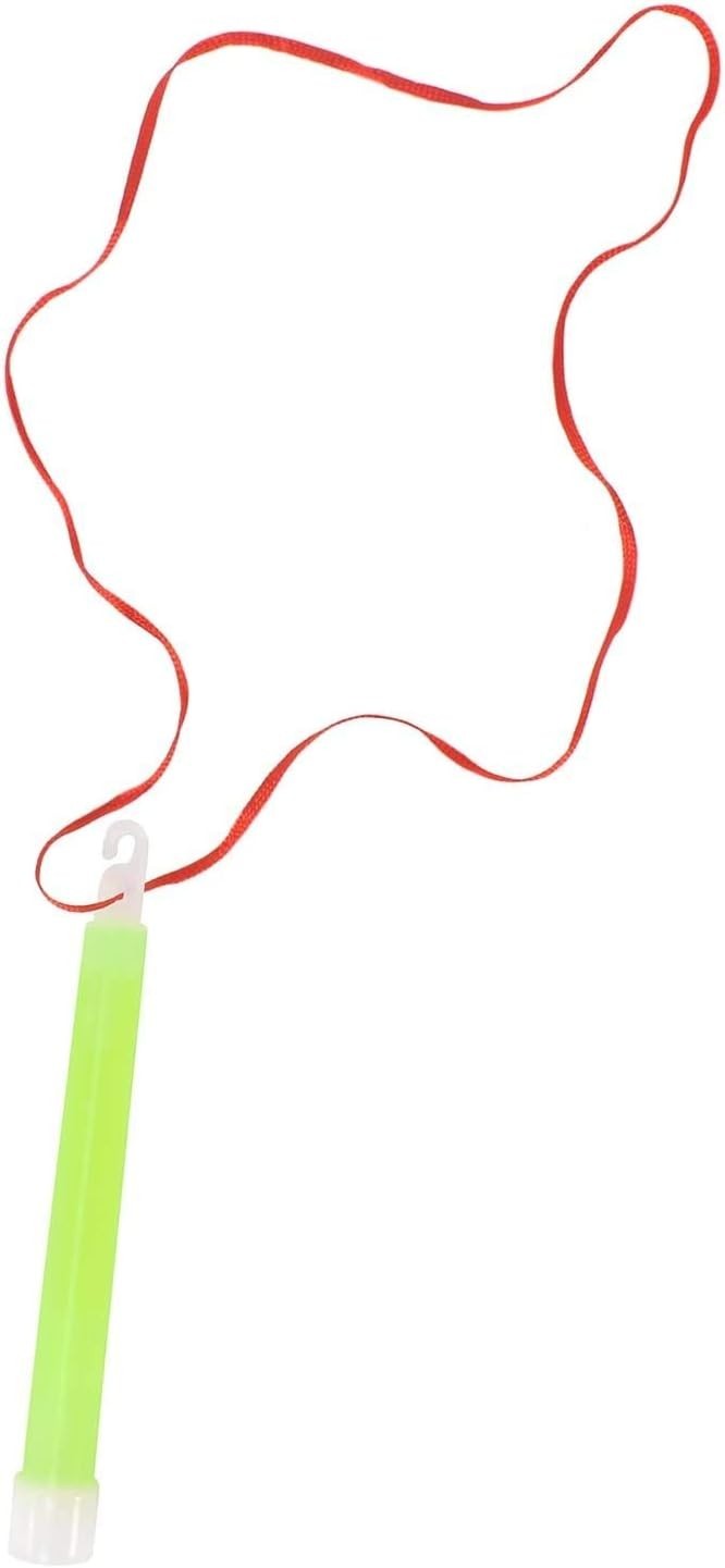 Green Glow Sticks - 6” Snap & Light Sticks, 12 Hour Brightness, 6 Pack