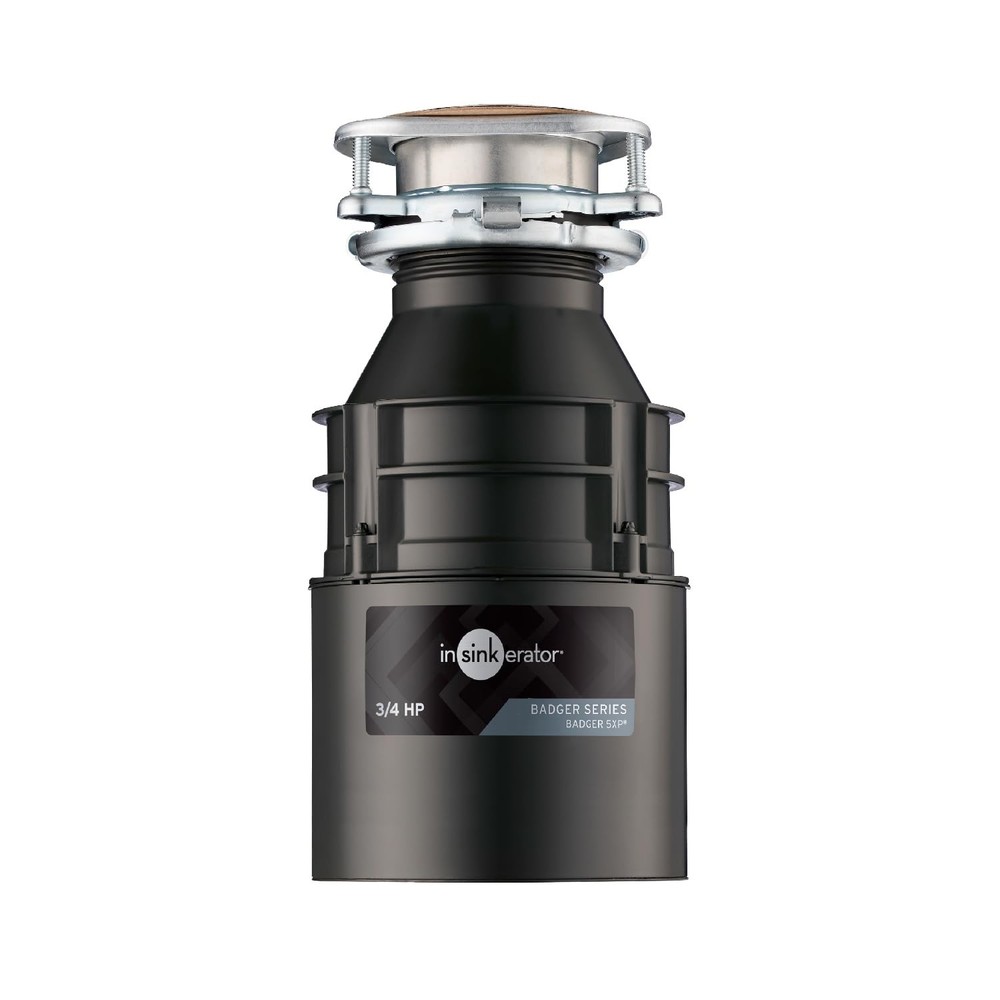 InSinkErator Badger 5XP Garbage Disposal, Standard Series 3/4 HP Continuous Feed