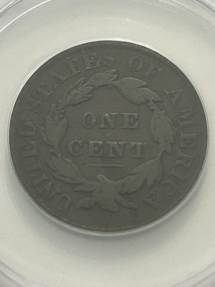 1829 Coronet Head Large Cent - Large Letters - VG10 Details