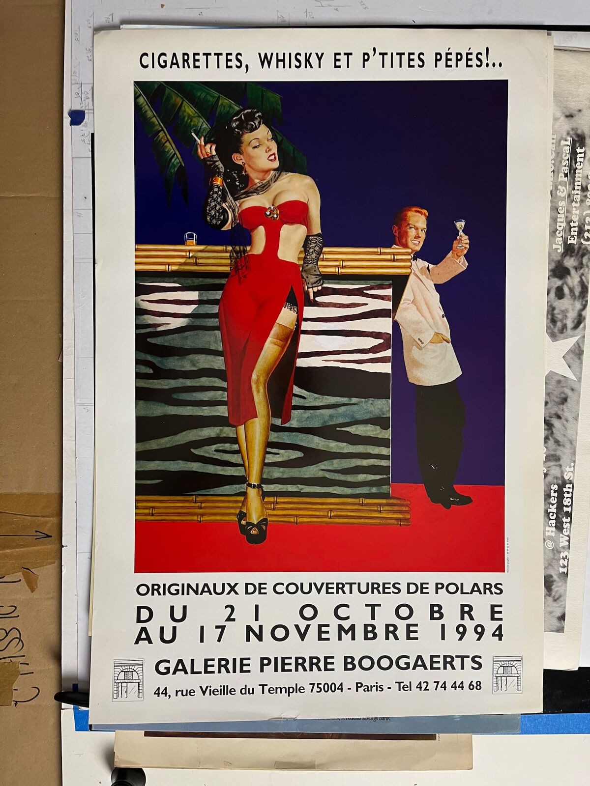 Galerie Pierre Boogaerts Cigarettes, whisky et petites pepes 1994