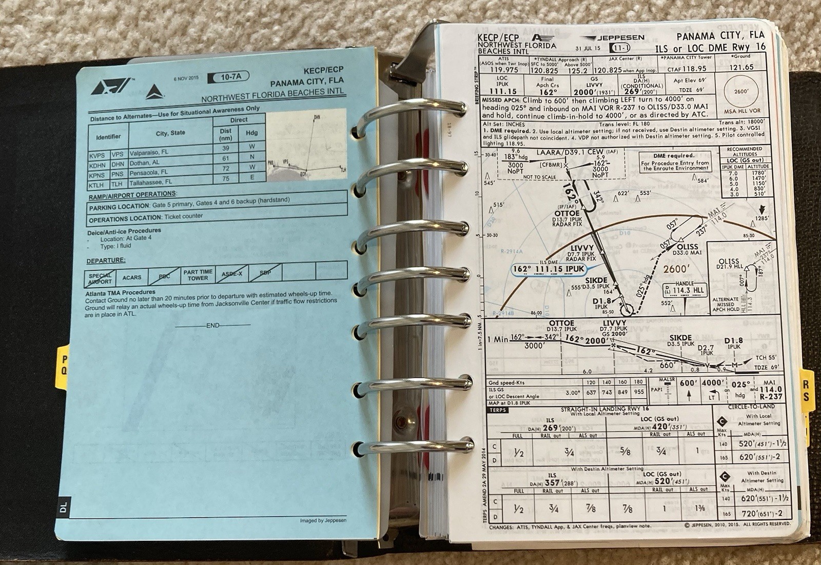 Jeppesen Aviation Vintage UNITED STATES Airway Manual Services 3 Pilot Binders