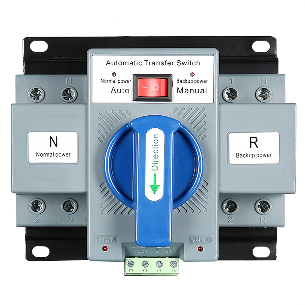 AC220V 63A 2P Automatic Transfer Switch, Solar Mini ATS, Generator Dual Power Ch