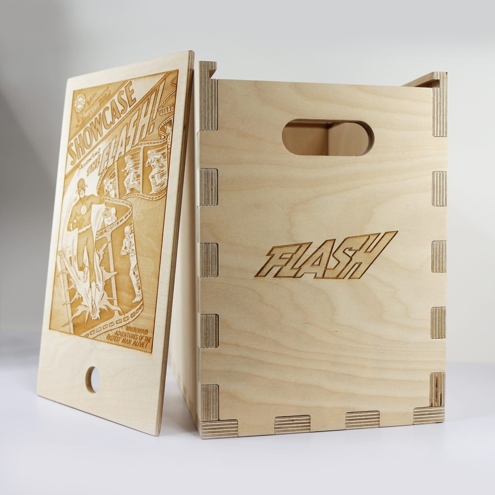The Flash Timber Comic Storage Box *Comics Not Included