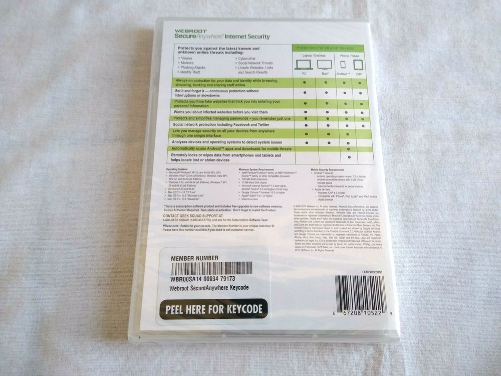 Webroot SecureAnywhere Internet Security Full Version for Windows & Mac