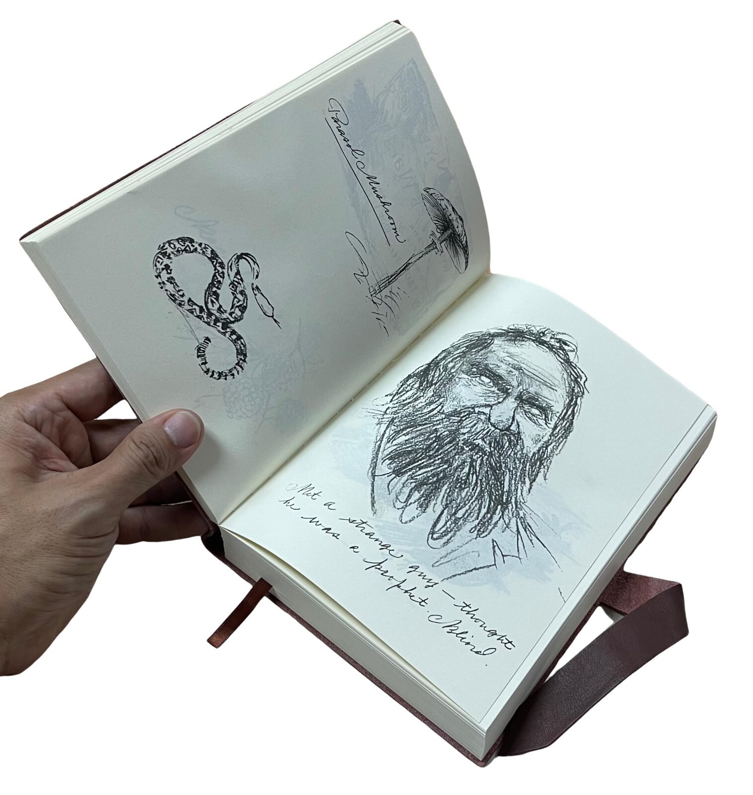 ARTHUR JOURNAL Cowhide Leather Book MORGAN 661 Pages Diary Memorabilia