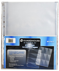 Guardhouse Shield 2 Pocket Polypropylene Pages - 10 pack