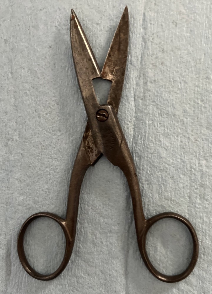 Vintage FA Koch & Co Button Hole Scissors