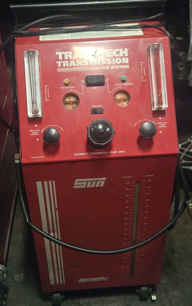 SUN TRANSTECH TRANSMISSION SERVICE SYSTEM MOTOR VAC TECHNOLOGY FLUID EXCHANGE...
