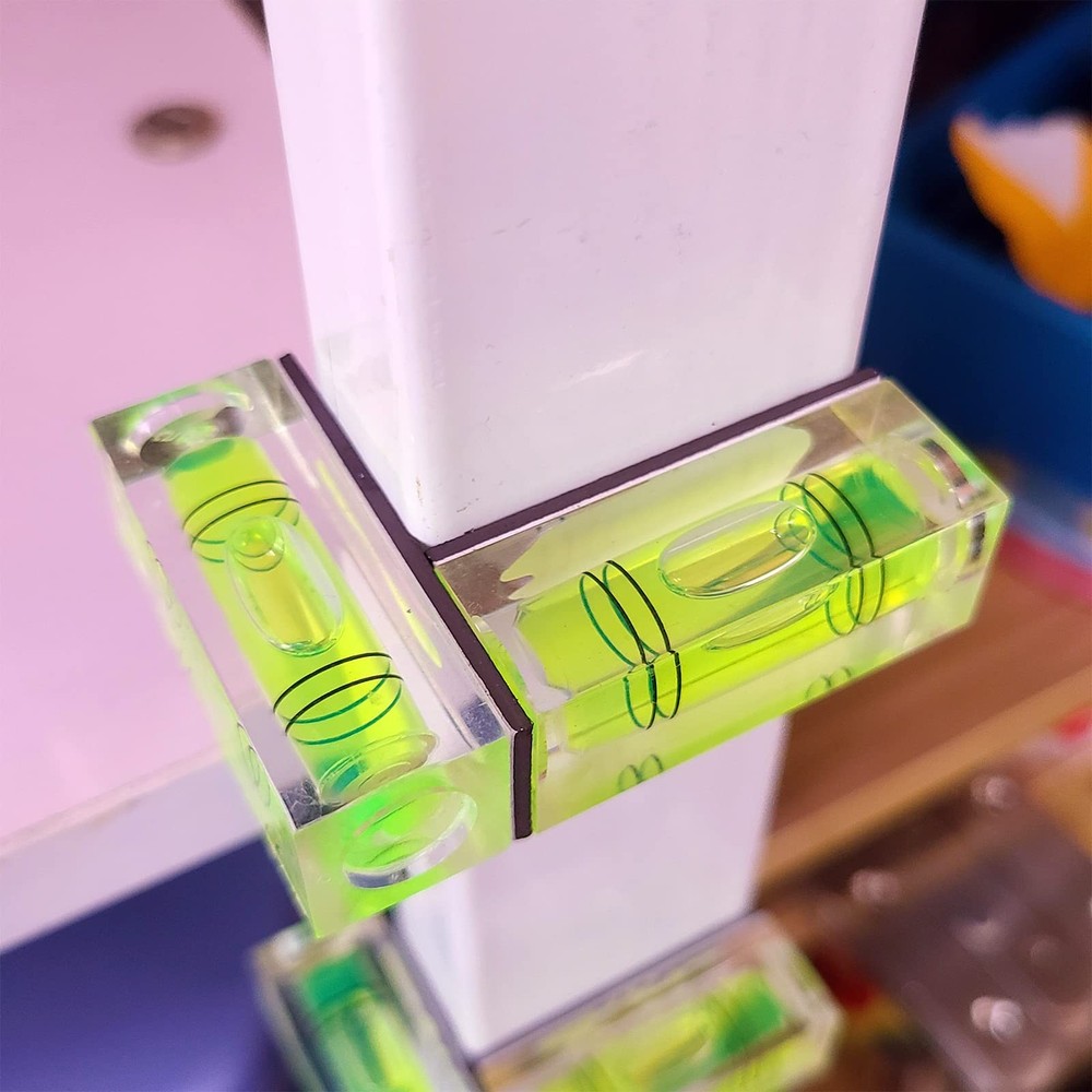 Magnetic Mini Small Bubble Level Tool Scope Square Pocket Long Stick On High ...