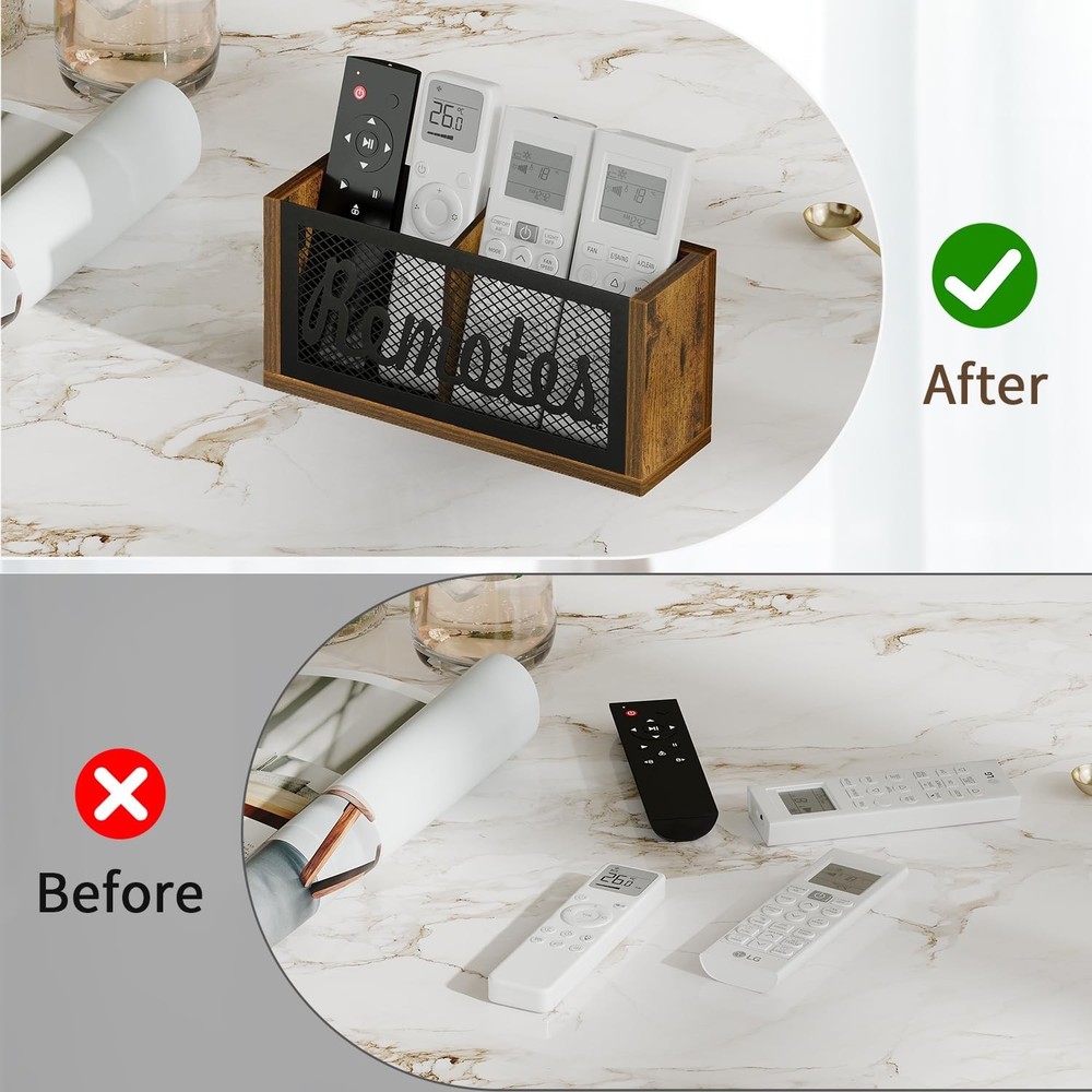 YINMIT Remote Control Holder Wall Mount, TV Remote Holder for Wall, Remote Ca...