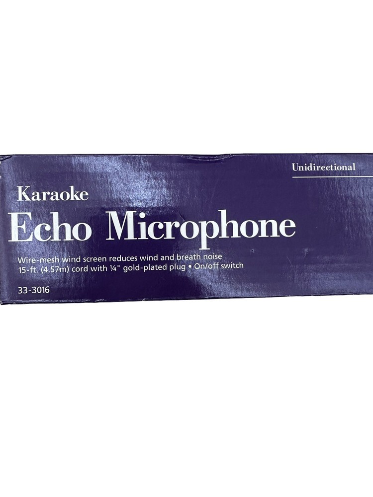 Karaoke Microphone Radio Shack Echo 33-3016