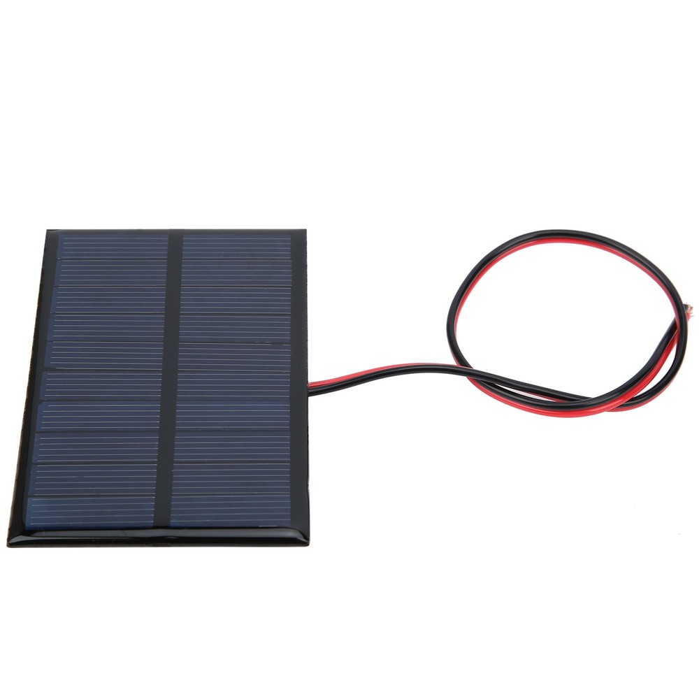 5pcs DC5V 150mA 5pcs Solar Panel Module With 30cm/11.8in Wire Charging