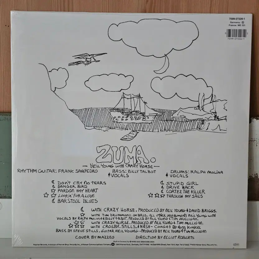 Neil Young Zuma LP Brand New Sealed