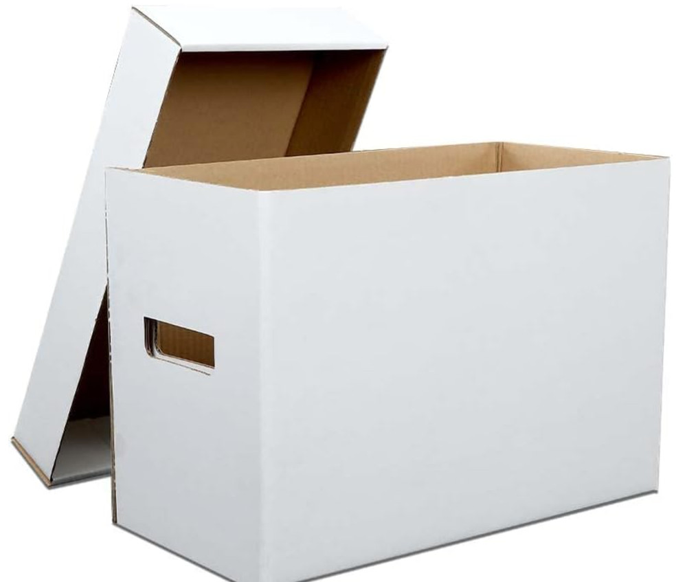 5Pcs Comic Books Storage Boxes Short Holds 150-175 Stackable Durable Archive***