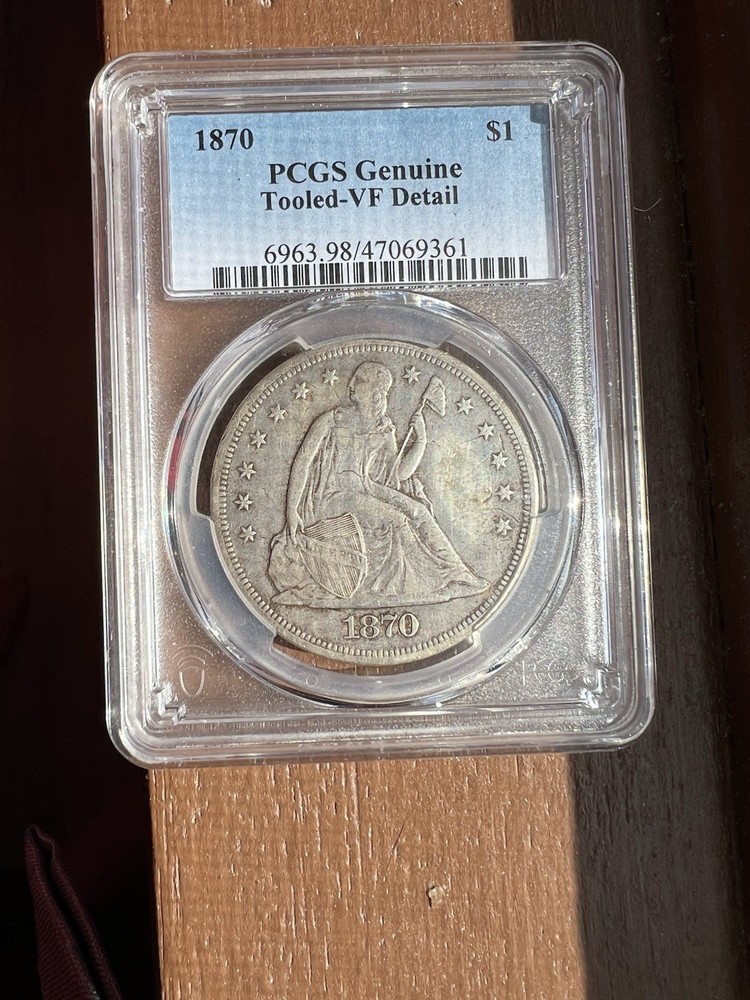 1870 Seated Liberty Dollar
