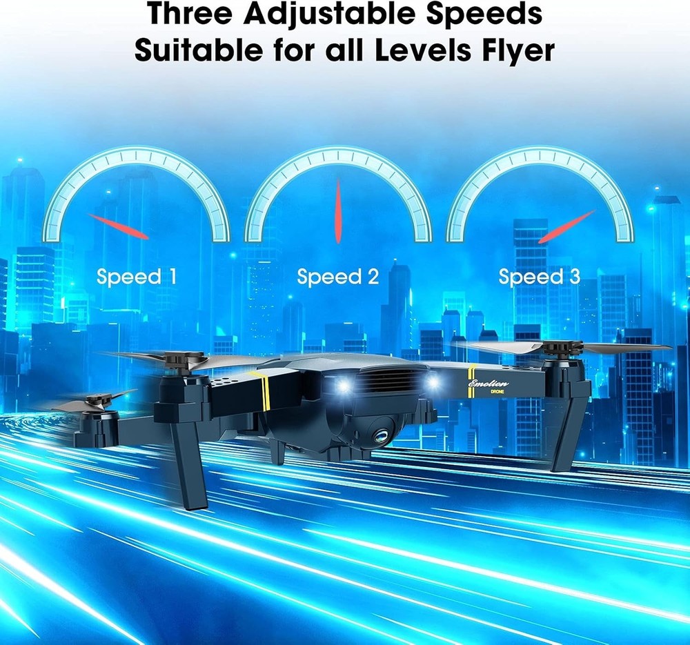 Portable RC Quadcopter for Beginners - 2 Batteries