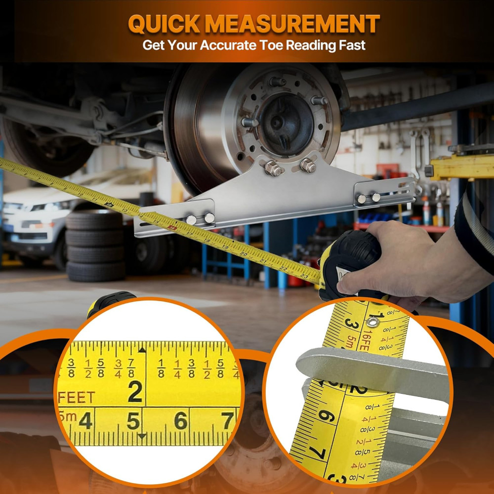 Toe Alignment Tool Toe Plates Wheel Alignment Tool Automotive 2 Tape Measures