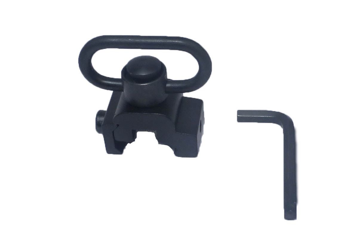 Tactical Scorpion Heavy Duty QD Sling Swivel Picatinny Rail Mount Quick Release