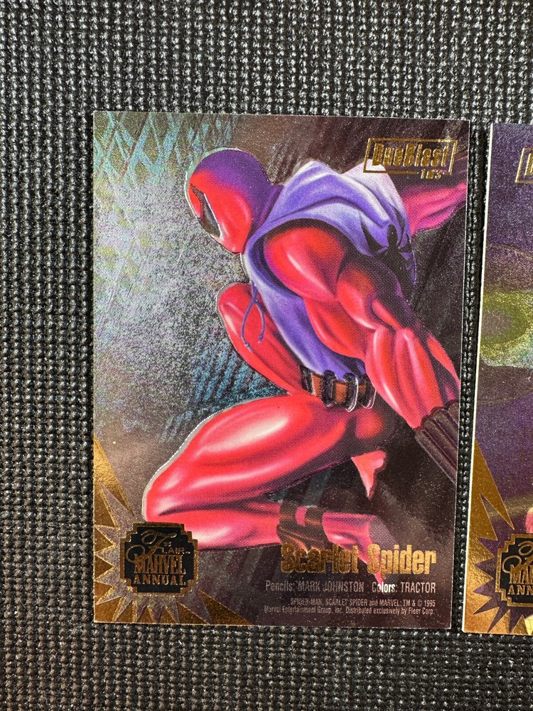 1995 Flair Marvel Annual - Duo Blast Insert Set - Pack Fresh!