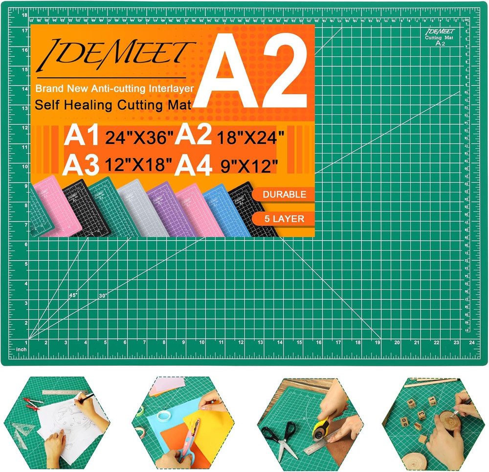 A3 Self Healing Cutting Mat Thick High Density Double Sided Grid Craft