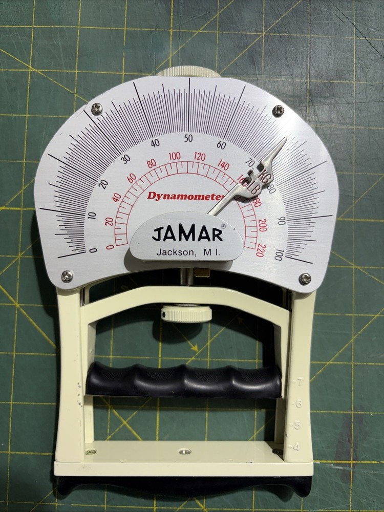 VTG 1990 Jamar Smedley-type Lightweight Hand Dynamometer Model 0032P