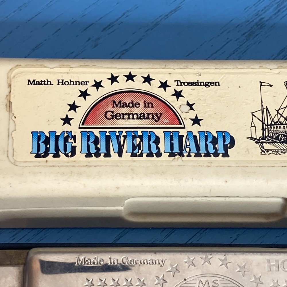 Hohner Big River Harp Harmonica Key:C White Case