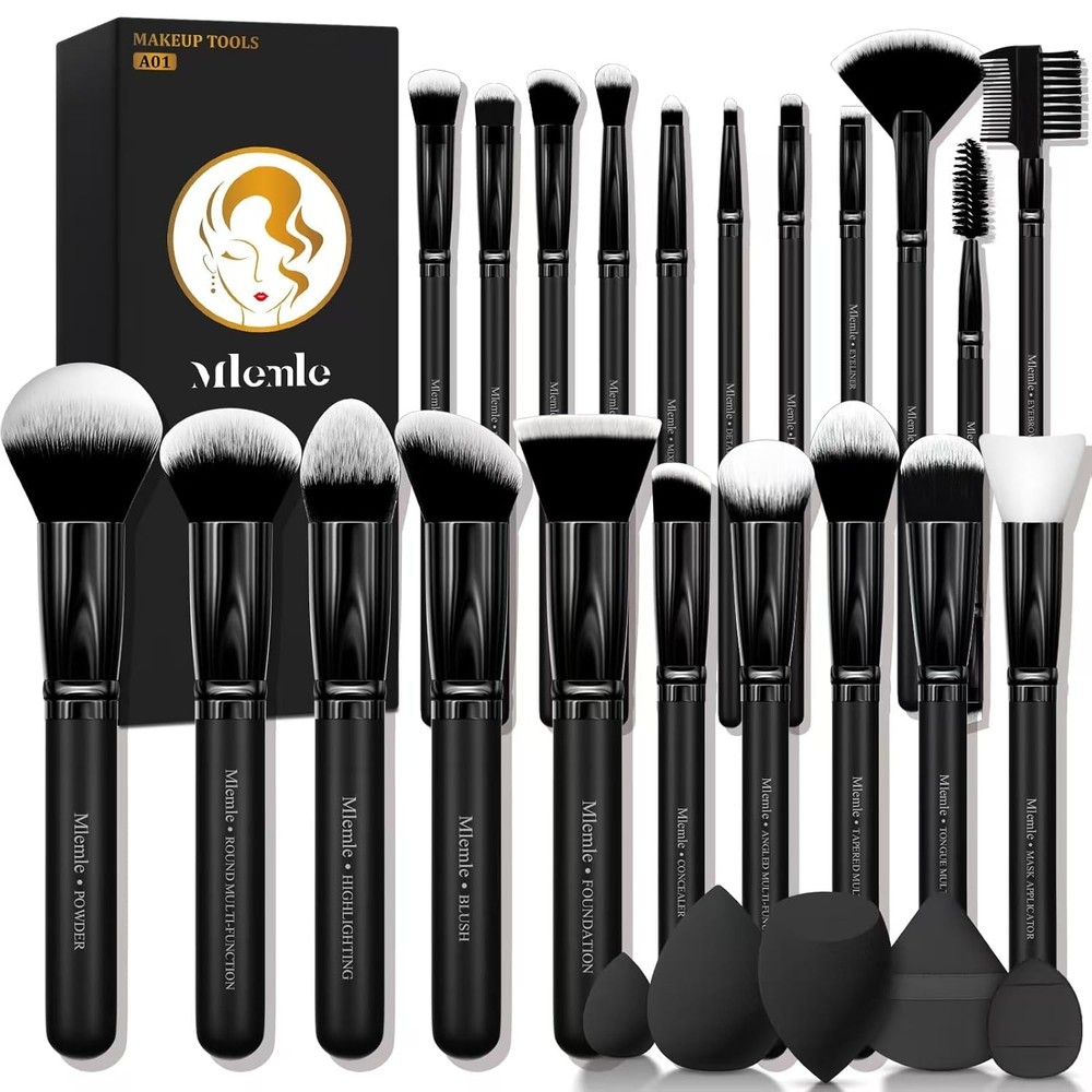Makeup Brushes Set, Mlemle Professional 26 Pcs Makeup Kit, Include Powder Founda
