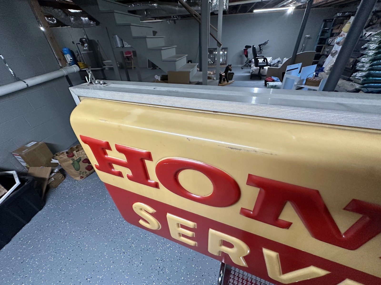 ORIGINAL DEALER HONDA SERVICE SIGN