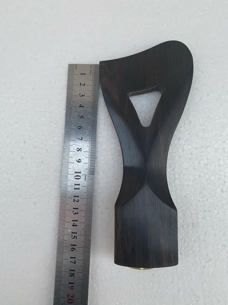 Solid ebony tailpiece for Jazz archtop guitar